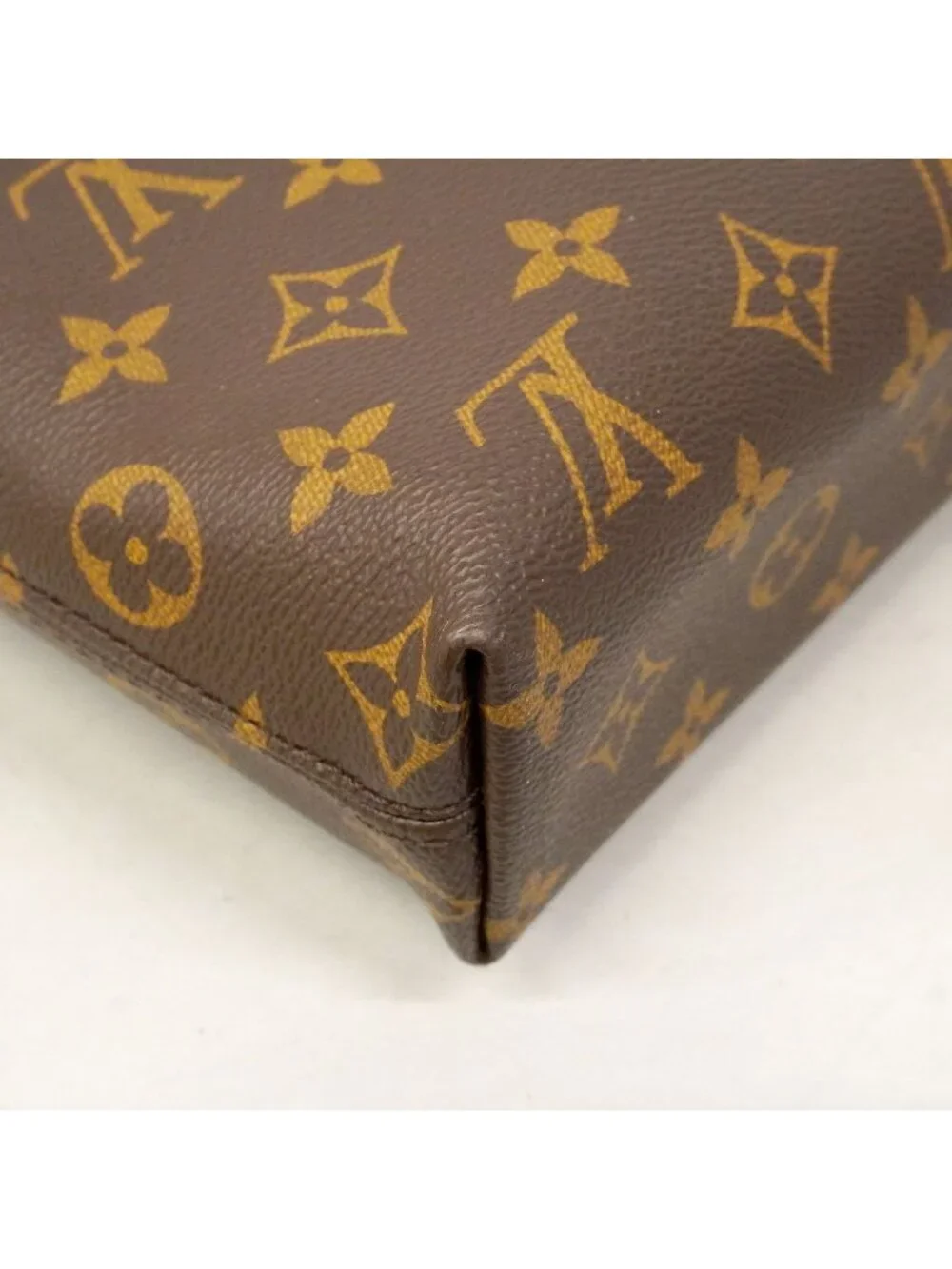 Louis Vuitton Business Bag Monogram Macassar Porte Documents Jour Brown Black